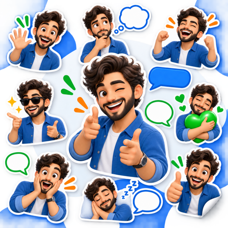 Capa do produto Figurinhas personalizadas para WhatsApp com IA no PromptAgora