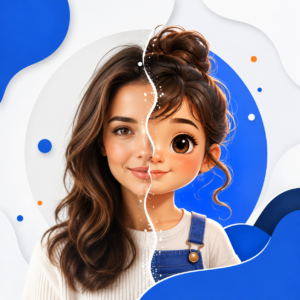 Capa do produto Sua versão criança em desenho — transforme sua foto com IA no PromptAgora